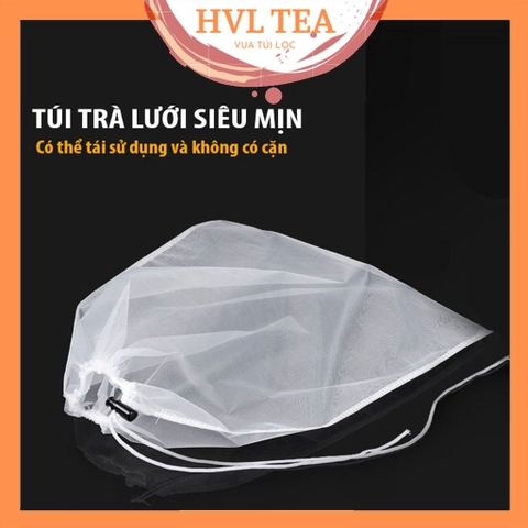 Túi lọc sữa hạt đậu nành, trà, có nút buộc, nhiều kích thước - HVL