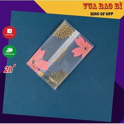 Bao bì hàn miệng hình hoa - Hoa đỏ Sweet time