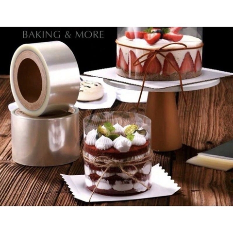 Cuộn mica cứng lót thành bánh Mousse