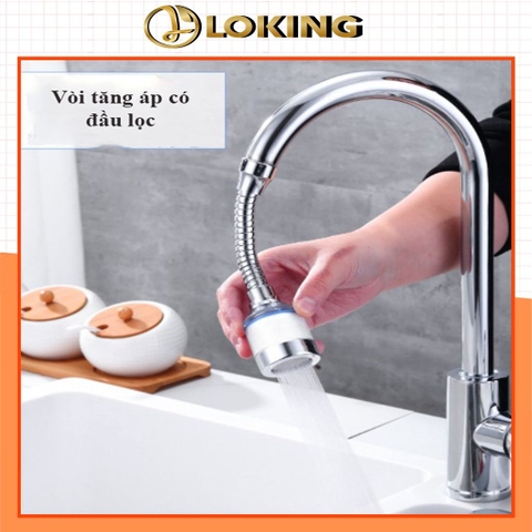Vòi tăng áp có đầu lọc