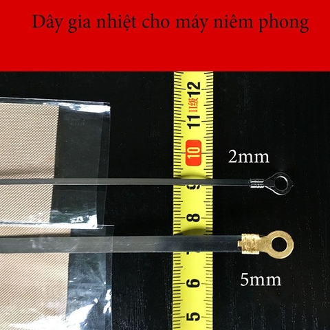 Dây nhiệt máy hàn miệng túi, dán miệng túi dập tay SY 200, SY 300 - HVL TEA