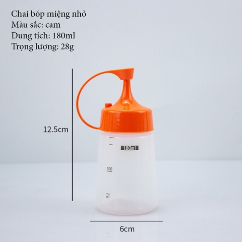 Chai bóp nước sốt thực phẩm cấp nhà bếp, chai gia vị cà chua sốt - HVL TEA