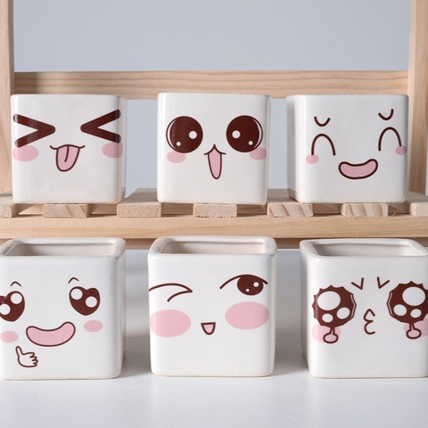 Chậu Mini 6 Biểu Cảm Super Farmer