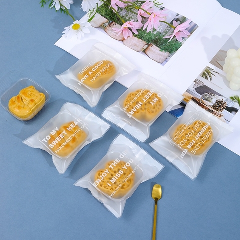 Túi Đựng Bánh Kẹo, Bao Bì Đựng Trà, Bánh Kẹo Họa Tiết Chữ Tiếng Anh