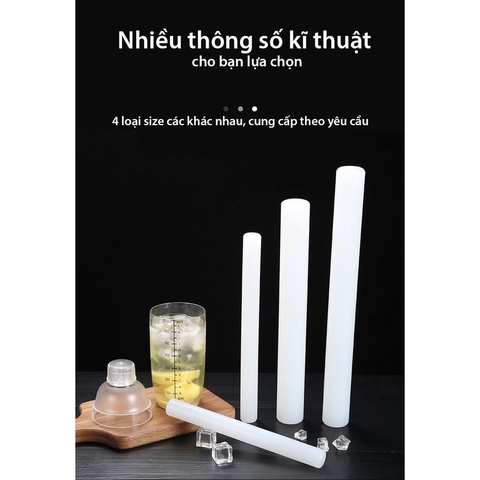 Chày dầm pha chế dành cho Bartender, Bar Muddler kim loại và nhựa pp, nhiều loại  - Bartender Witch