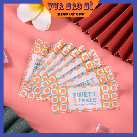 Túi đựng bánh kẹo SWEET TASTE, hàn nhiệt