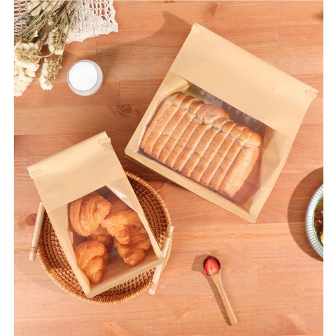 [Mã LIFE1511A giảm 10% đơn 50K] Túi bánh mì ziplock đựng bánh 300g-450g, màu sắc đa dạng- VUA BAO BÌ
