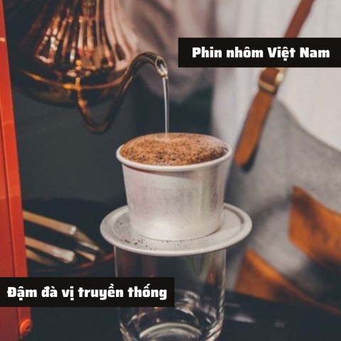 Phin Nhôm Pha Cà Phê 25 gram,  giữ nhiệt tốt chuyên dụng cho dân ghiền và cho quán - BartenderWitch