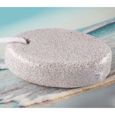 Đá bọt biển chà gót chân tẩy tế bào chết, hình bầu dục, chà gót chân - HVL TEA