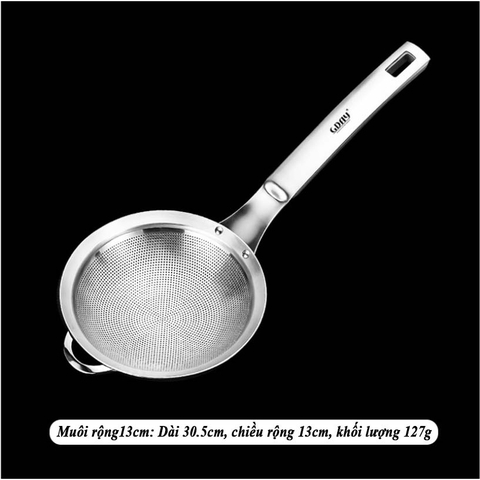 Muỗng inox 304, lưới lọc mịn, sữa đậu nành,muỗng lưới, muỗng lẩu - HVL TEA