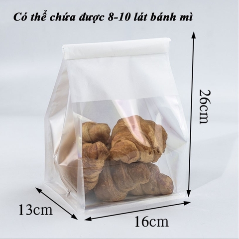 [Mã LIFE1511A giảm 10% đơn 50K] Túi bánh mì ziplock đựng bánh 300g-450g, màu sắc đa dạng- VUA BAO BÌ