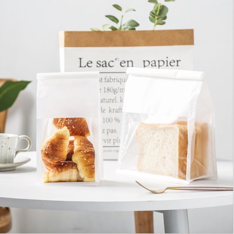 [Mã LIFE1511A giảm 10% đơn 50K] Túi bánh mì ziplock đựng bánh 300g-450g, màu sắc đa dạng- VUA BAO BÌ