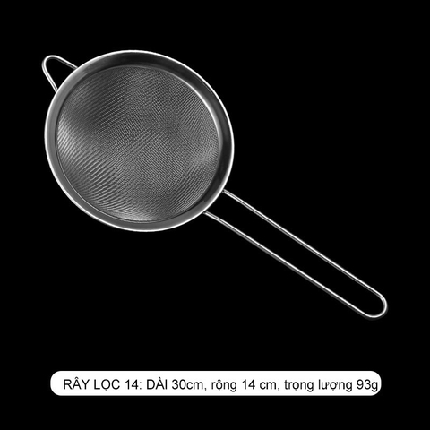 Rây lọc inox, lọc cháo cho bé ăn dặm, không gỉ, không độc hại, vợt lọc - HVL TEA