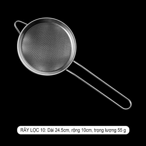 Rây lọc inox, lọc cháo cho bé ăn dặm, không gỉ, không độc hại, vợt lọc - HVL TEA
