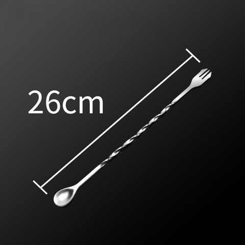 Thìa bar pha chế inox, thìa khuấy 2 đầu pha chế - Bartender Witch