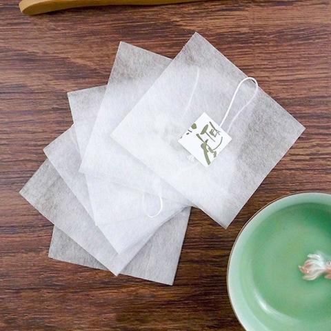 Túi lọc sợi ngô gấp miệng có dây nhúng - HVL