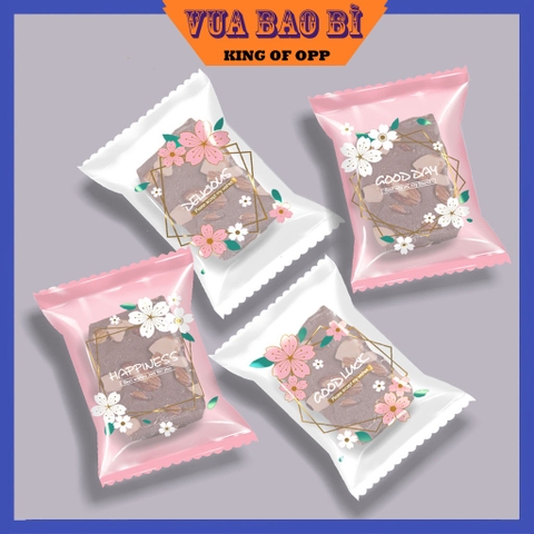 Túi đựng bánh kẹo, trà hàn nhiệt hoạ tiết Chữ Tiếng Anh 4 in 1