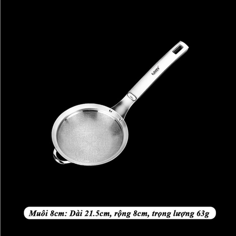 Muỗng inox 304, lưới lọc mịn, sữa đậu nành,muỗng lưới, muỗng lẩu - HVL TEA