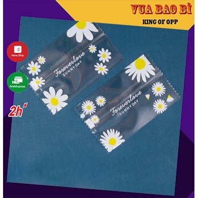 [Mã LIFE1511A giảm 10% đơn 50K] 100 Túi đựng bánh kẹo, thực phẩm cao cấp, đủ bộ HOA CÚC - KING OF OPP