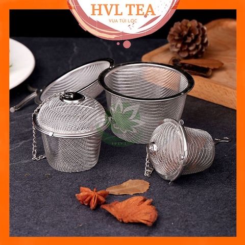 Lọc inox 304 hình trụ lưới có dây treo - HVL