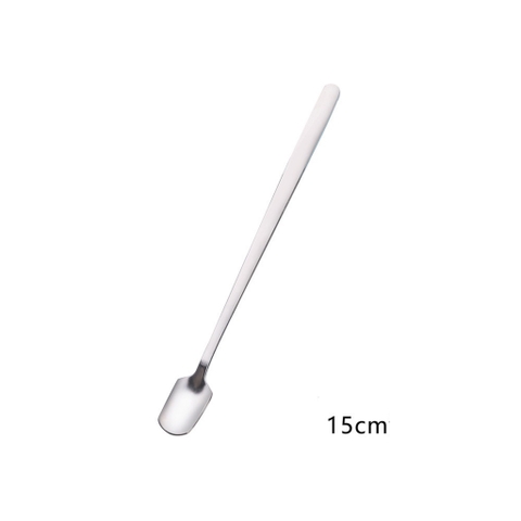 Thìa pha cà phê inox 304 mạ vàng pha trà muỗng cafe cán dài kiểu dáng hiện đại thiết kế sang trọng chiều dài 13-15-17 cm