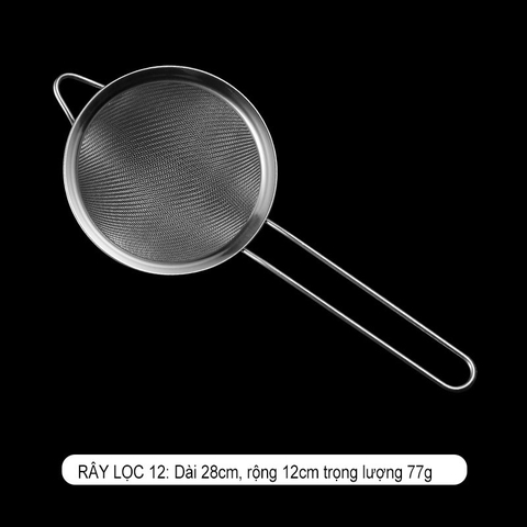 Rây lọc inox, lọc cháo cho bé ăn dặm, không gỉ, không độc hại, vợt lọc - HVL TEA