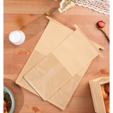 [Mã LIFE1511A giảm 10% đơn 50K] Túi bánh mì ziplock đựng bánh 300g-450g, màu sắc đa dạng- VUA BAO BÌ