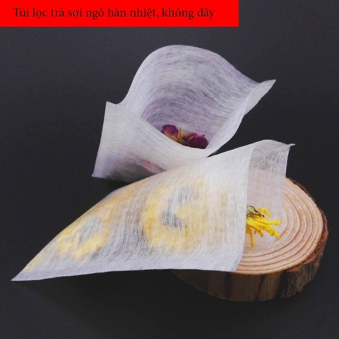 Túi lọc trà, thảo dược sợi ngô lọc bột, siêu thấm