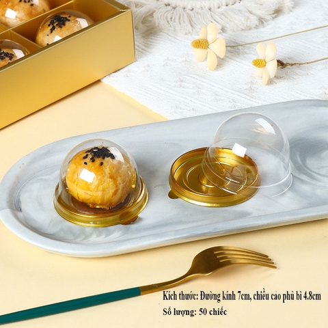 Khay đựng bánh hình tròn 60-80g, 50 chiếc/sp - VUA BAO BÌ