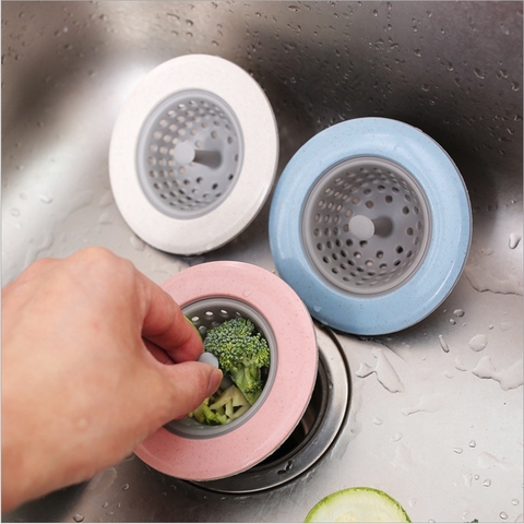 Phễu lọc rác silicone chặn rác, bồn rửa bát, nhà vệ sinh, chặn rác - HVL TEA