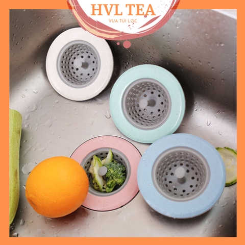 Phễu lọc rác silicone chặn rác, bồn rửa bát, nhà vệ sinh, chặn rác - HVL TEA