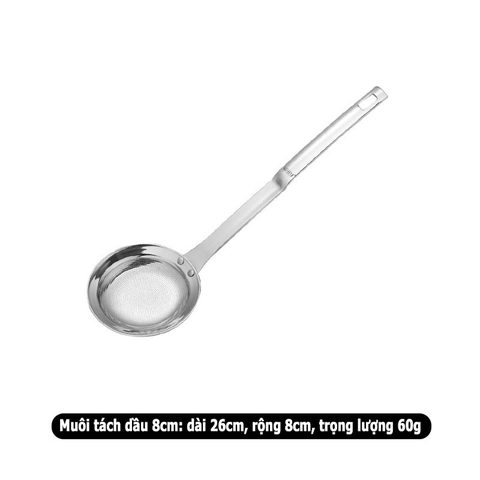 Muôi chuyên vợt cặn dầu, chất liệu inox 304 chống gỉ siêu cao cấp - HVL TEA