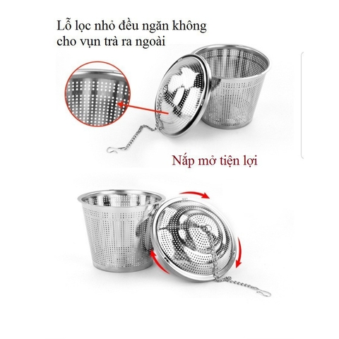 Lọc Trà inox Hình Trụ HVL