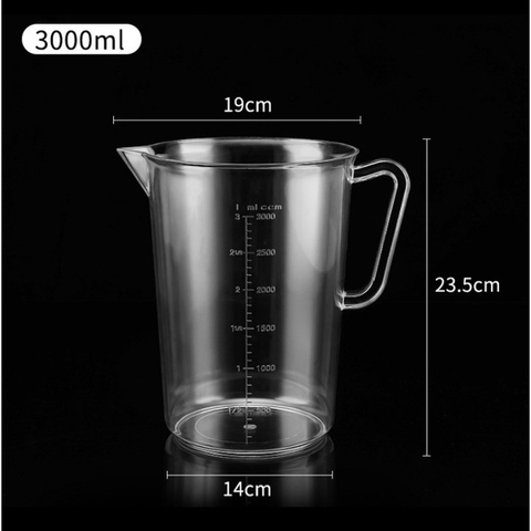 Cốc Đong, Ca Đong Định Lượng Trong Suốt Pha Chế Bằng Nhựa PC Có Vạch Chia - HVL TEA