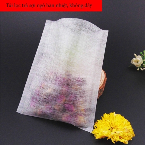 Túi lọc trà, thảo dược sợi ngô lọc bột, siêu thấm