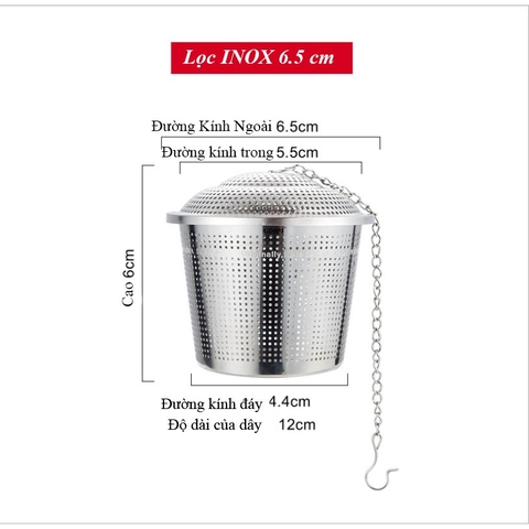 Lọc Trà inox Hình Trụ HVL