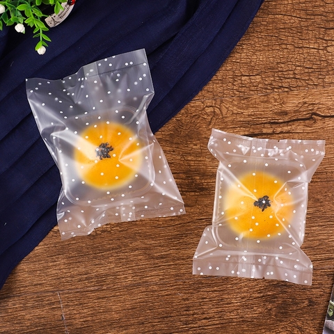 [Mã LIFE1511A giảm 10% đơn 50K] Túi đựng trà/ bánh kẹo,Túi OPP Chấm Bi, hàn nhiệt,100c/1sp - VUA BAO BÌ
