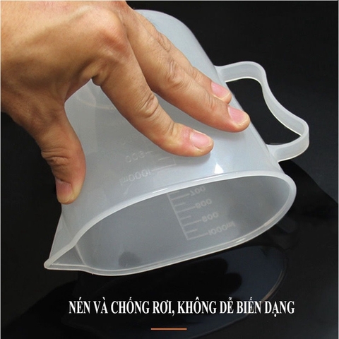 Cốc Đong, Ca Đong Định Lượng Có Nắp Đậy Pha Chế Bằng Nhựa Chia Vạch - HVL TEA