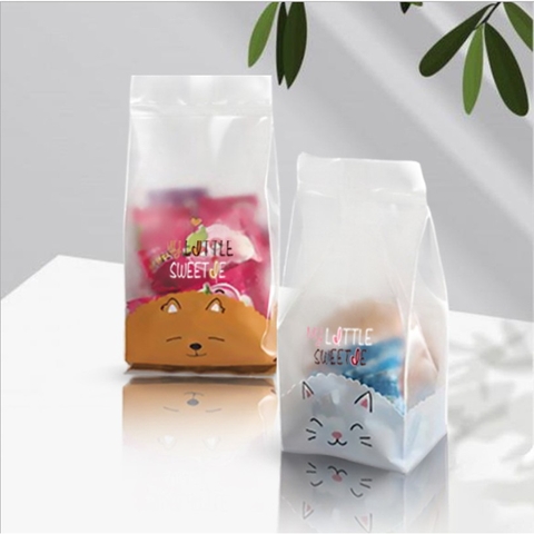 Túi đựng bánh quy trong suốt, túi đựng snack bánh dứa (50 túi/sp)- VUA BAO BI
