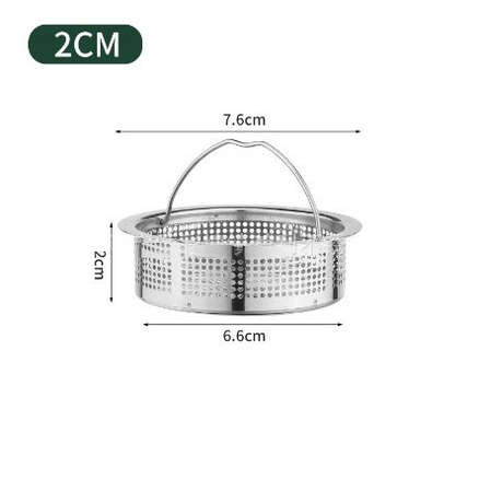 Giỏ lọc rác bồn rửa bát, lọc rác inox 304, hàng cao cấp - HVL TEA