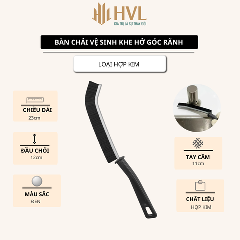Bàn chải vệ sinh khe hở góc rãnh đa năng
