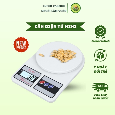 Cân Điện Tử Nhà Bếp 5kg/1g B05 – Cân Làm Bánh Mini Chính Xác Cao