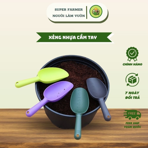 Xẻng Trồng Cây Nhựa Cao Cấp Siêu Bền Super Farmer