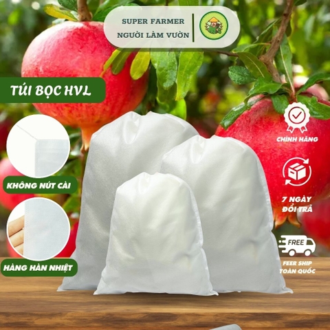 Túi Bao Trái Cây HVL Có Dây Rút - Chống Ruồi Vàng, Sâu Bệnh