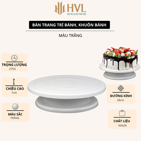 Bàn trang trí bánh, khuôn bánh