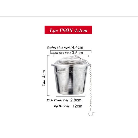 Lọc Trà inox Hình Trụ HVL