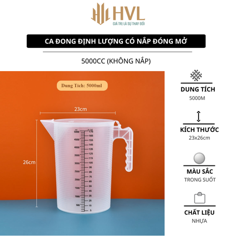 Ca đong định lượng có nắp