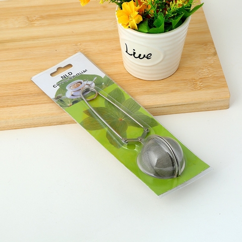 Kẹp lọc trà inox có tay cầm, không gỉ, không độc hại, dụng cụ lọc iox - HVL TEA