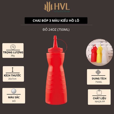 Chai bóp 3 màu kiểu hồ lô