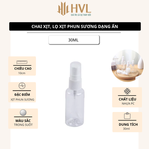Chai xịt, lọ xịt phun sương dạng ấn